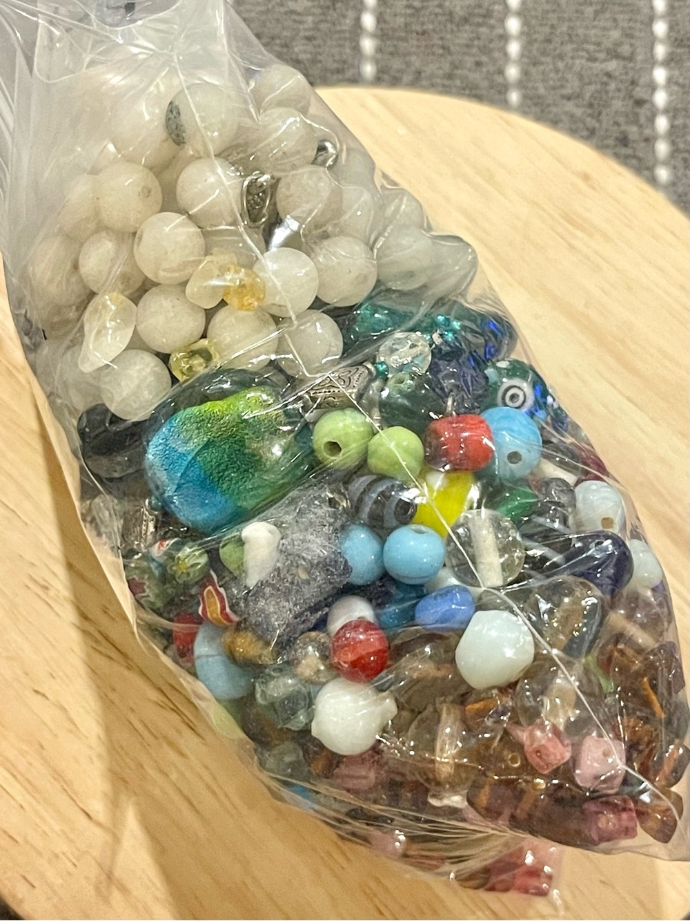 🌑BULK One Pound Estate Collection Craft Glass Beads Mix for DIY🌑 - Picture 3 of 6